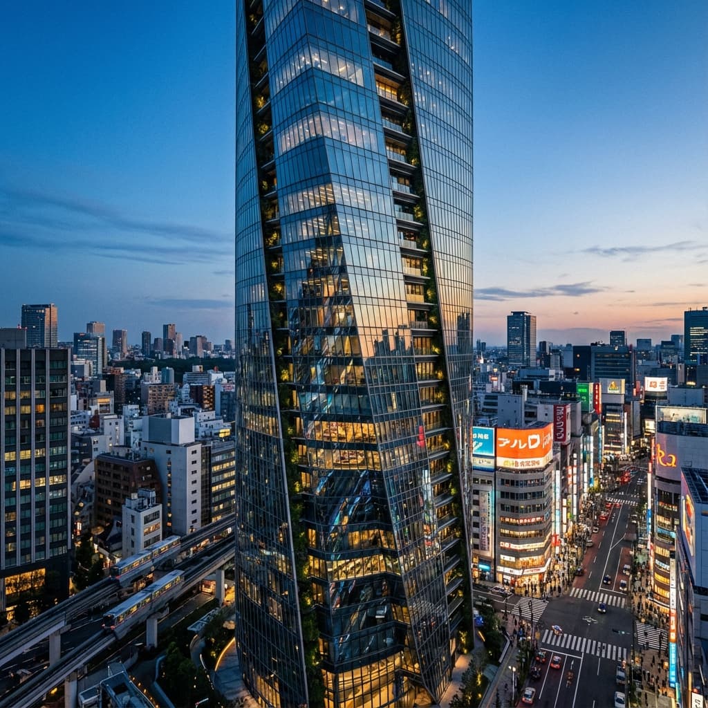 Modern architecture representing growth and structure